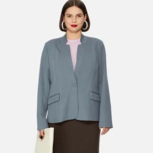 Universal Standard Miranda Smoking Jacket Blazer Msrp $215 Plus Size 4xl